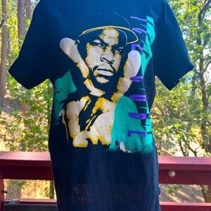 Black Graphic Tee with Bold Design